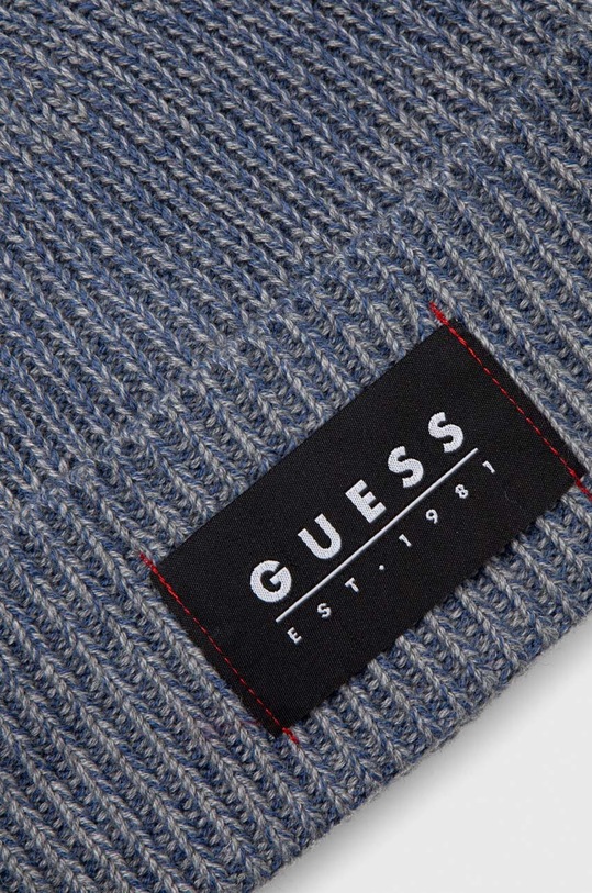 Accesorii Guess caciula din amestec de lana AM5026.POL01 albastru