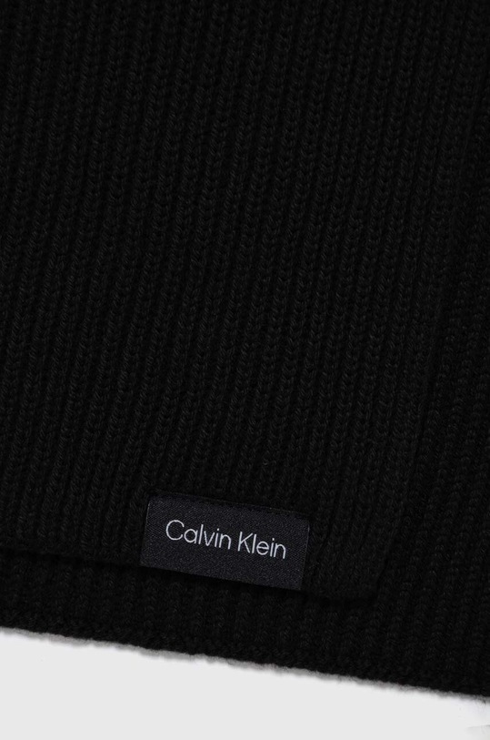 Шапка и шарф с примесью кашемира Calvin Klein K50K511021 чёрный