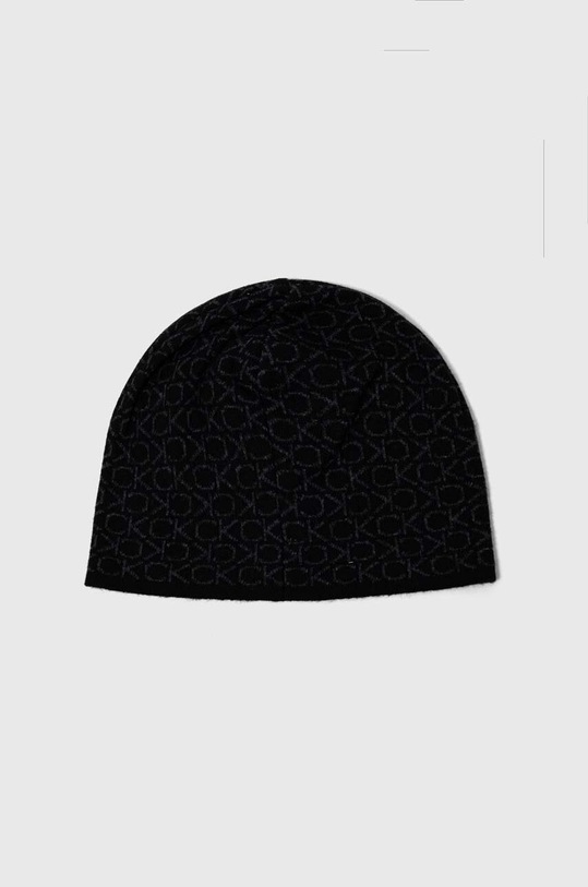 Kapa i šal s dodatkom vune Calvin Klein crna K50K511026