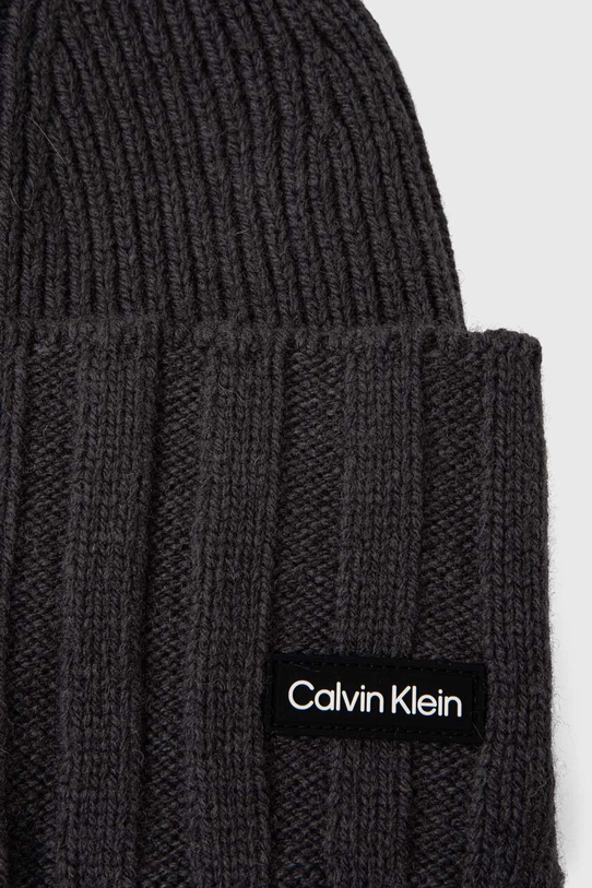 Doplňky Čepice Calvin Klein K50K510985 šedá