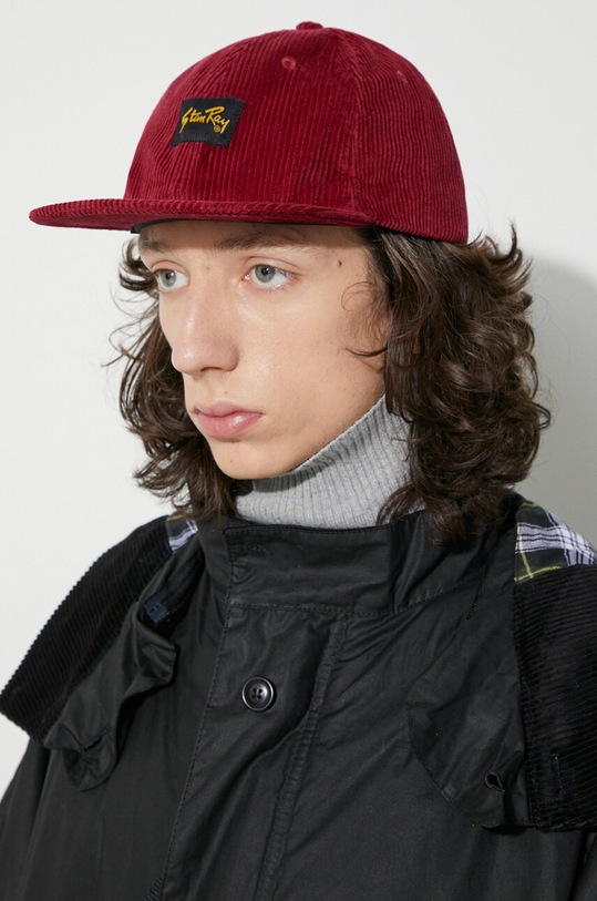 Stan Ray baseball cap BALL CAP CORD AW2316743 maroon