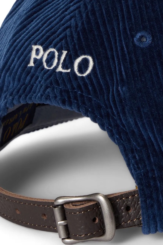 Аксессуары Вельветовая кепка Polo Ralph Lauren 710880778 тёмно-синий