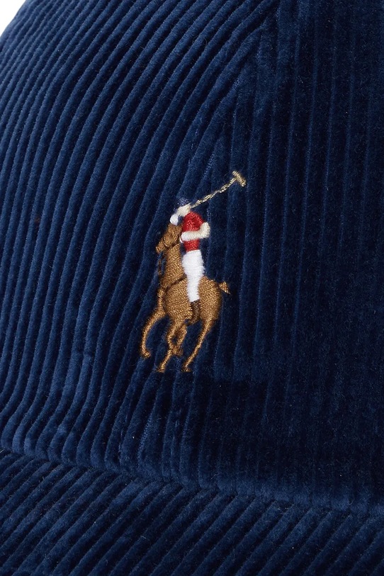 Вельветовая кепка Polo Ralph Lauren тёмно-синий 710880778