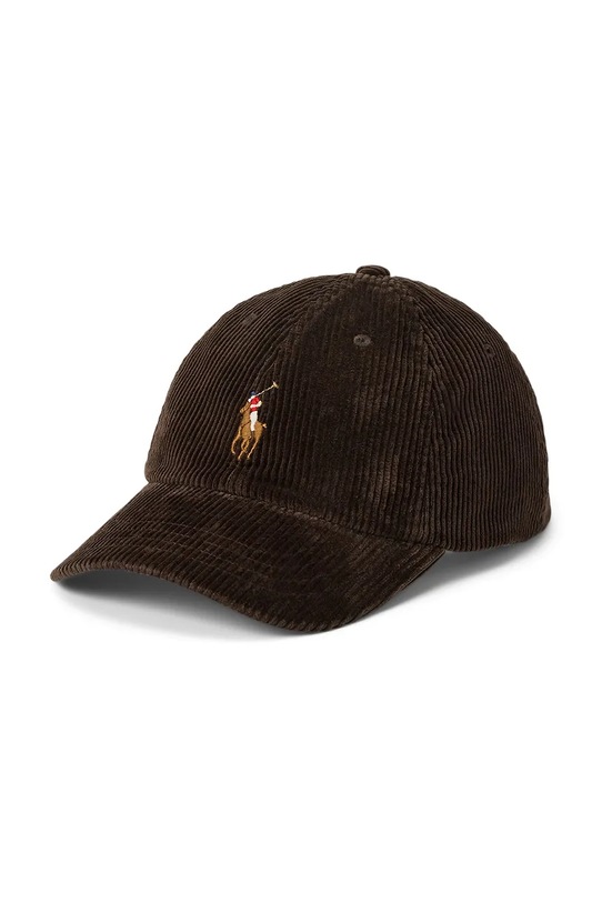 Polo Ralph Lauren corduroy baseball cap applique brown 710880778