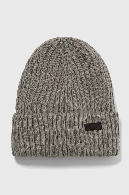 Barbour set căciulă și fular Crimdon Beanie & Scarf Gift Set MGS0019 gri AW23