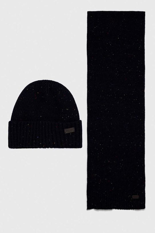 Шапка и шал Barbour Carlton Fleck Beanie & Scarf Gift Set