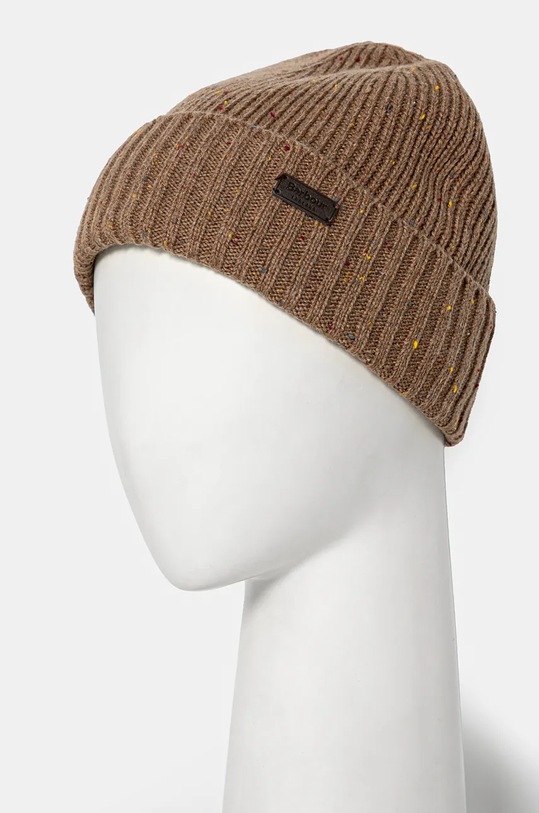 Akcesoria Barbour czapka i szalik MGS0047 brązowy