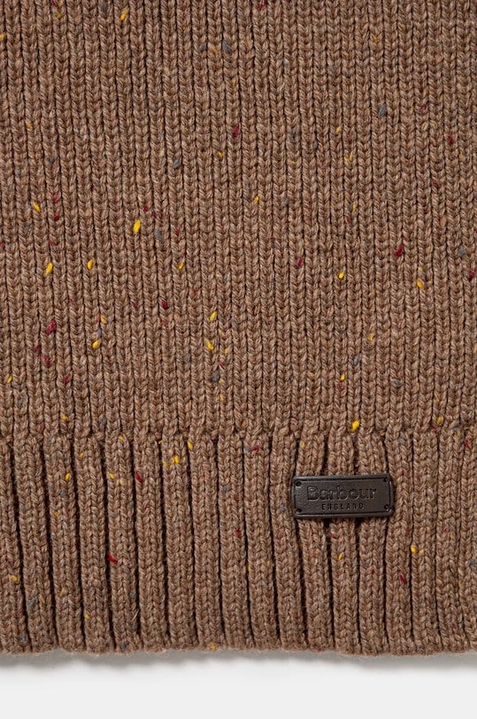 Barbour czapka i szalik brązowy MGS0047