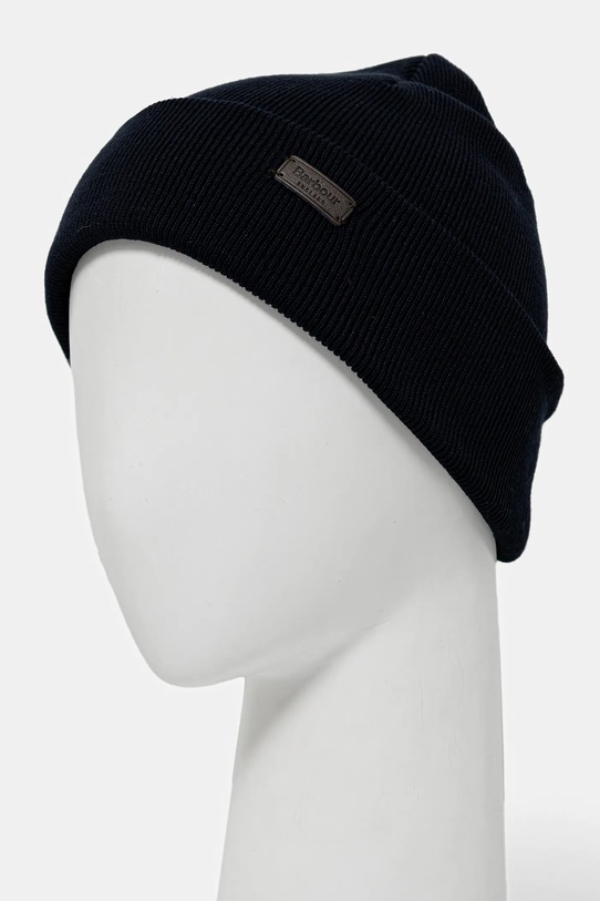 Akcesoria Barbour czapka i szalik MGS0079 granatowy
