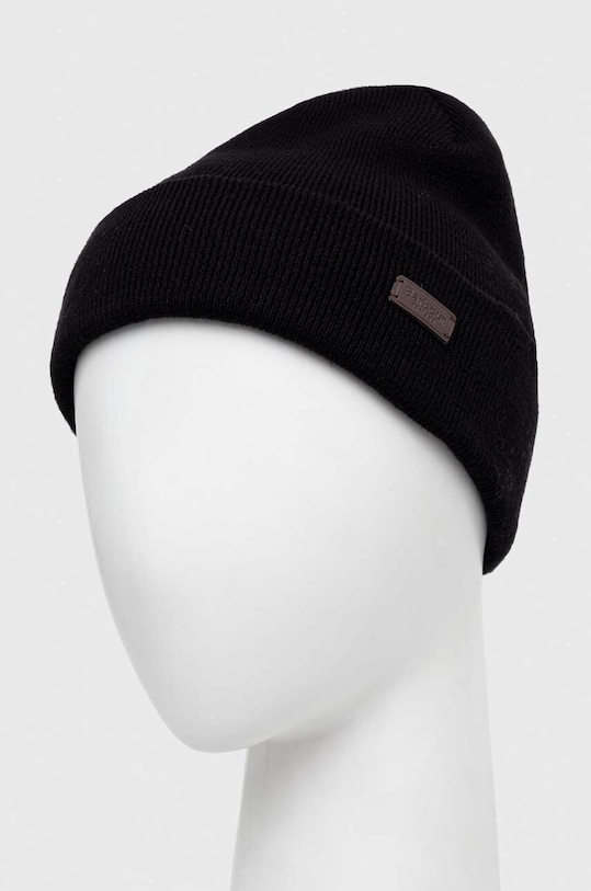 Barbour czapka i szalik zielony MGS0079