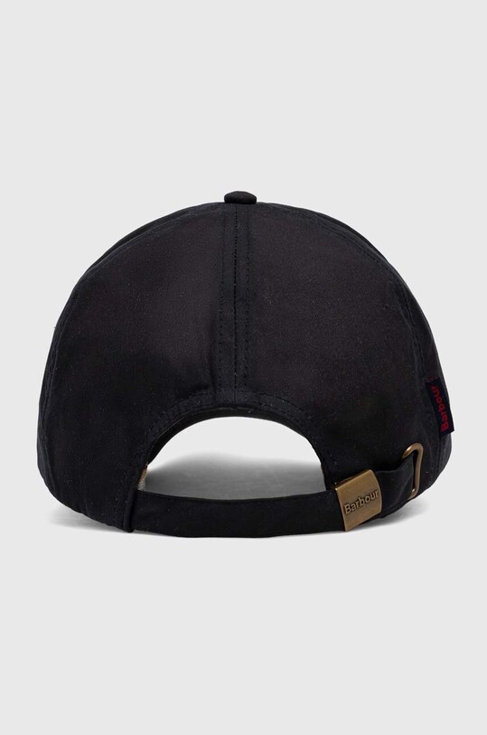 Barbour czapka z daszkiem bawełniana MHA0005 granatowy AA00