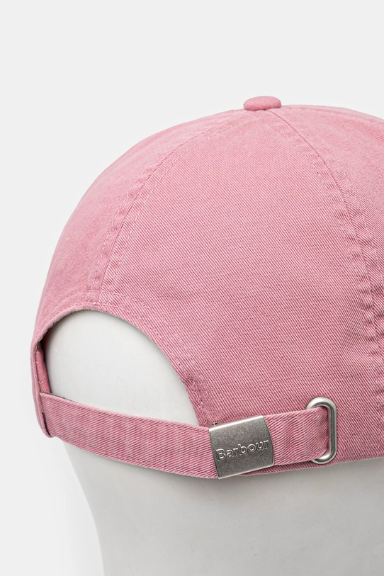 Akcesoria Barbour czapka z daszkiem bawełniana Sports Caps MHA0274 różowy