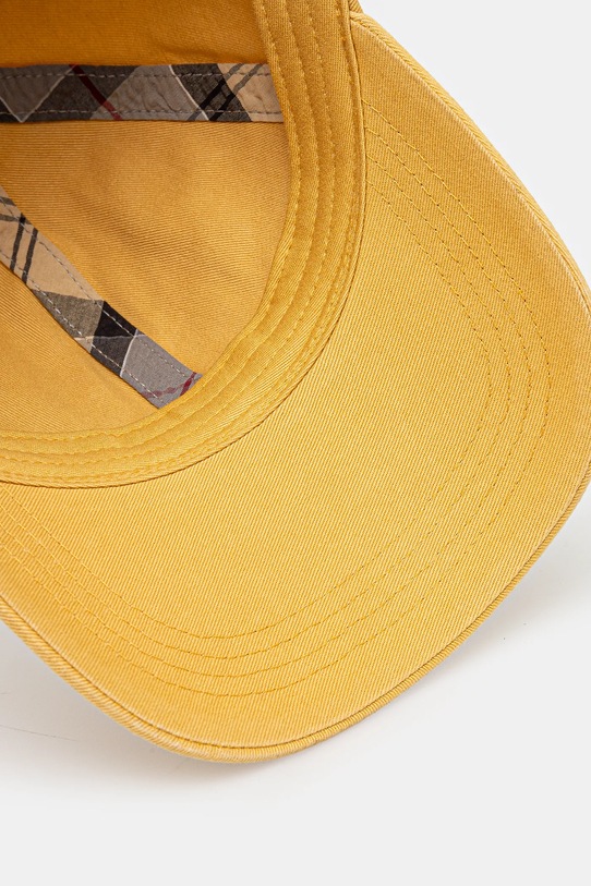 Barbour șapcă de baseball din bumbac Sports Caps galben MHA0274
