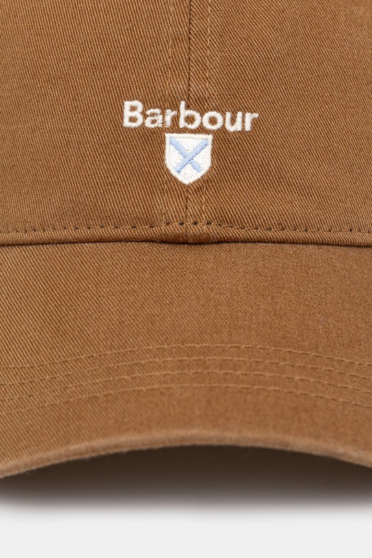 Barbour czapka z daszkiem bawełniana Sports Caps MHA0274 zielony AA00