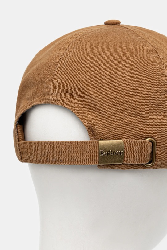 Akcesoria Barbour czapka z daszkiem bawełniana Sports Caps MHA0274 zielony