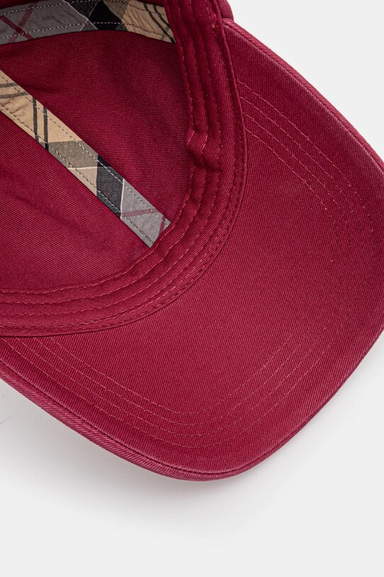 Бавовняна бейсболка Barbour Sports Caps рожевий MHA0274