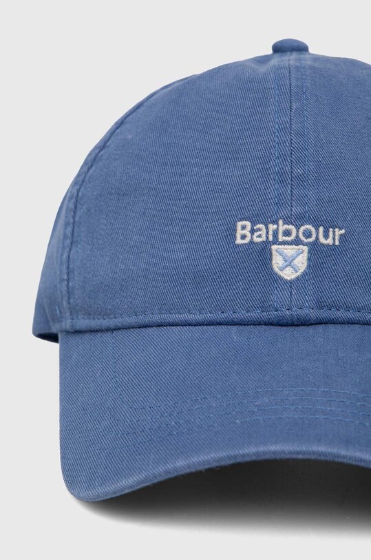 Bavlnená šiltovka Barbour MHA0274 modrá AA00