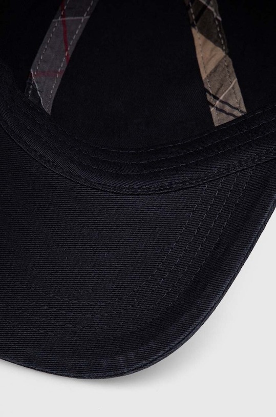 Barbour berretto da baseball in cotone blu navy MHA0274