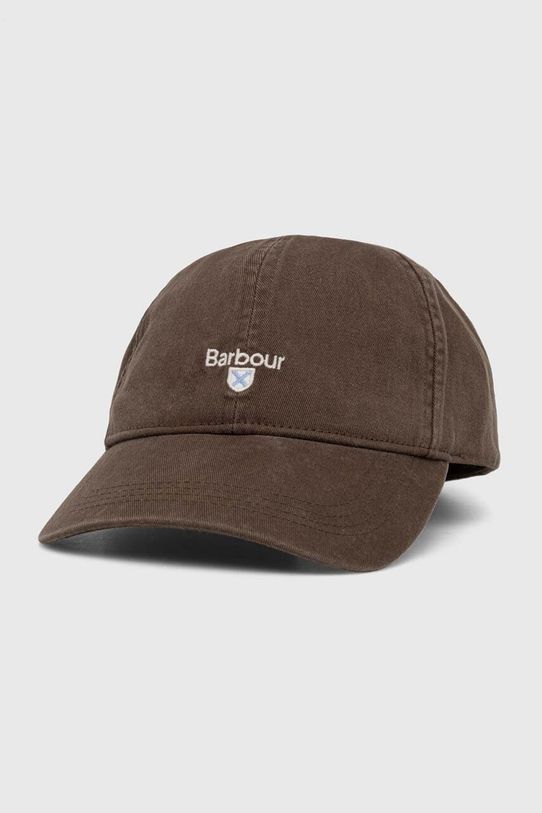 Памучна шапка с козирка Barbour