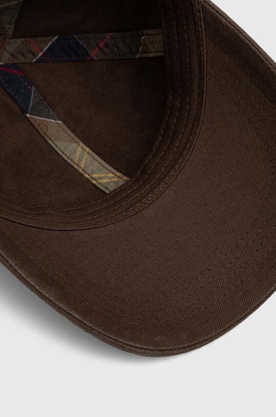 Barbour cotton baseball cap green MHA0274