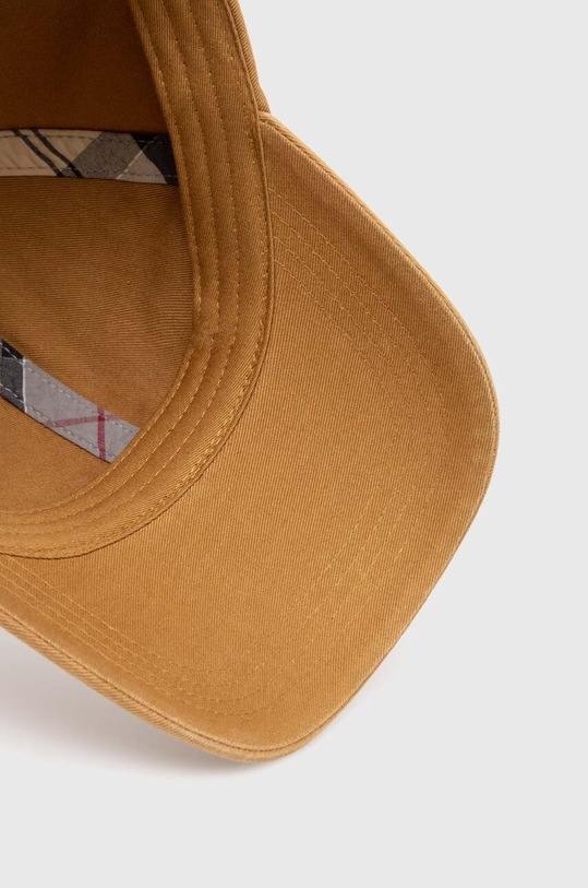 Хлопковая кепка Barbour коричневый MHA0274