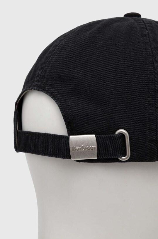 Аксесуари Бавовняна бейсболка Barbour MHA0274 чорний
