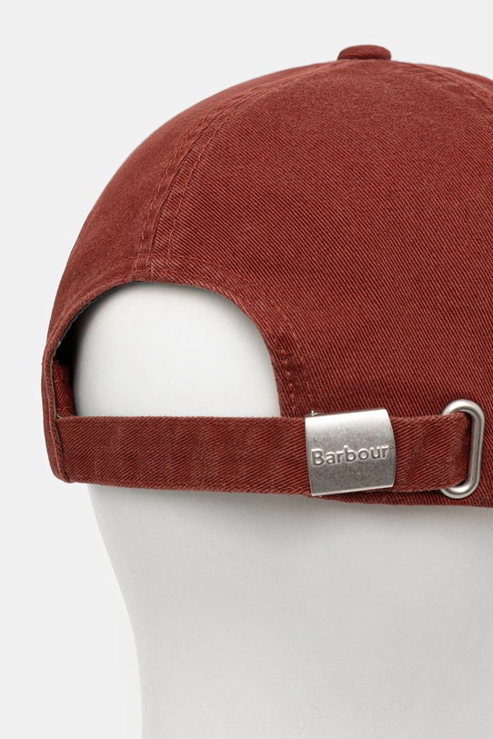 Akcesoria Barbour czapka z daszkiem bawełniana Sports Caps MHA0274 pomarańczowy