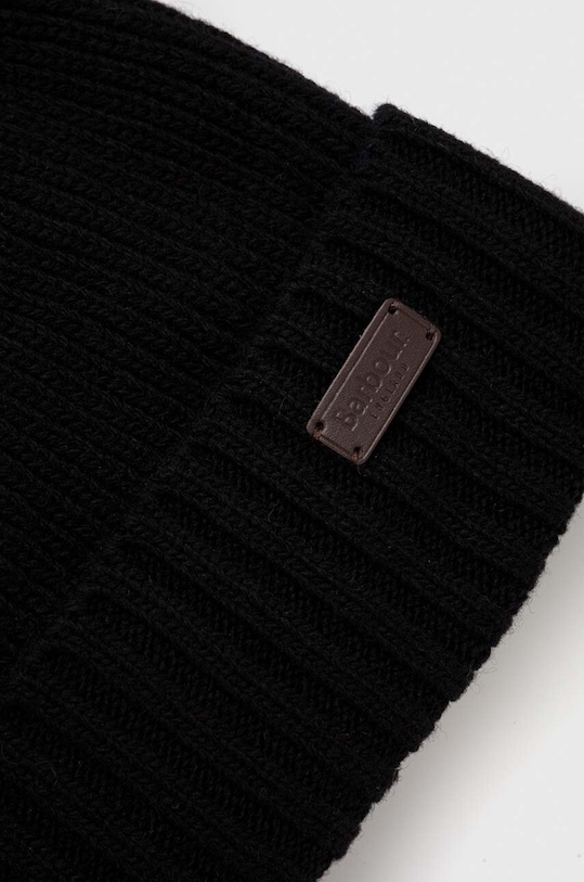 Akcesoria Barbour czapka wełniana MHA0449 czarny