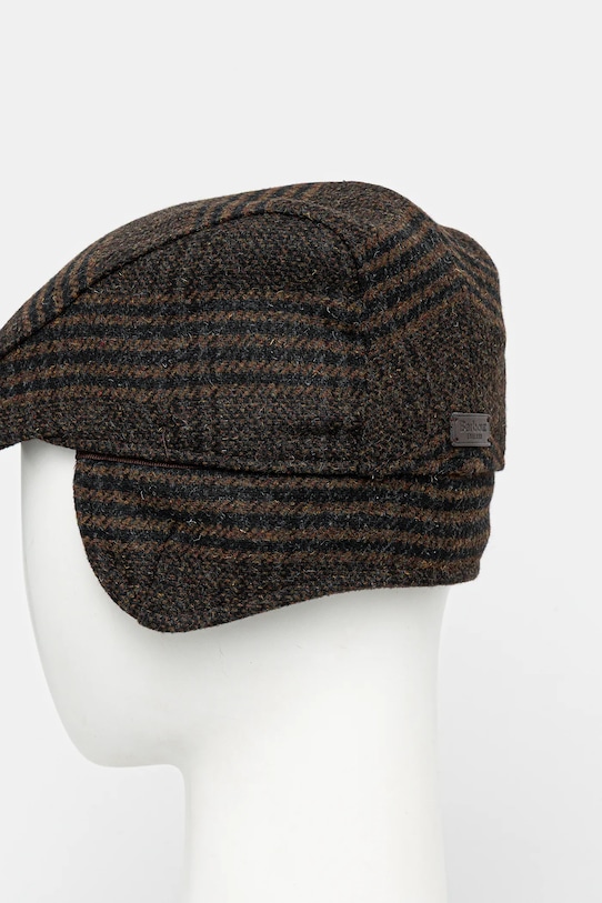 Barbour kaszkiet z domieszką wełny MHA0640 brązowy AA00