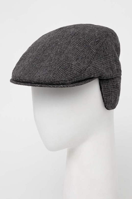 Barbour kaszkiet z domieszką wełny MHA0640 szary AW23