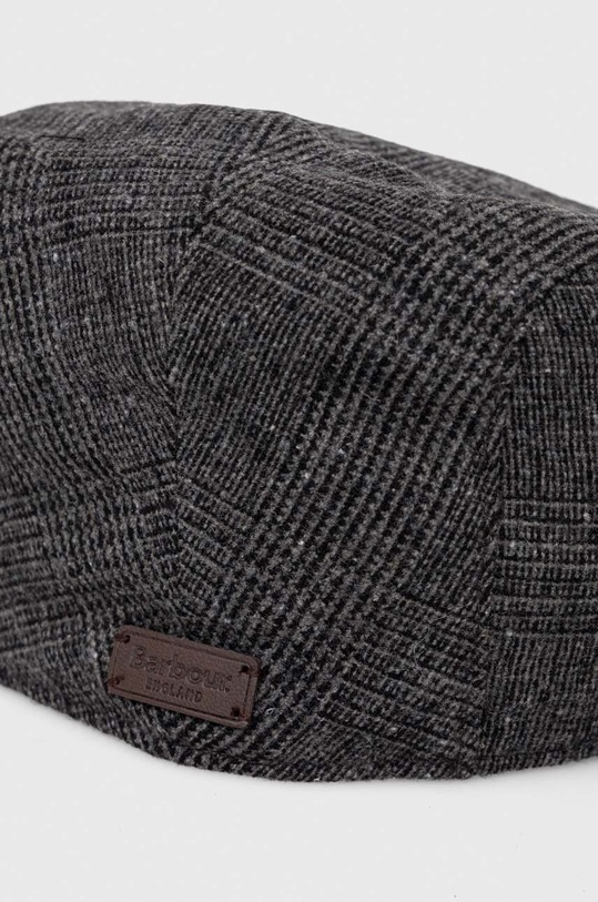 Barbour kaszkiet z domieszką wełny szary MHA0640