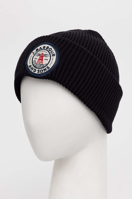 Шапка Barbour Dunford Beanie MHA0821 тъмносин AW23