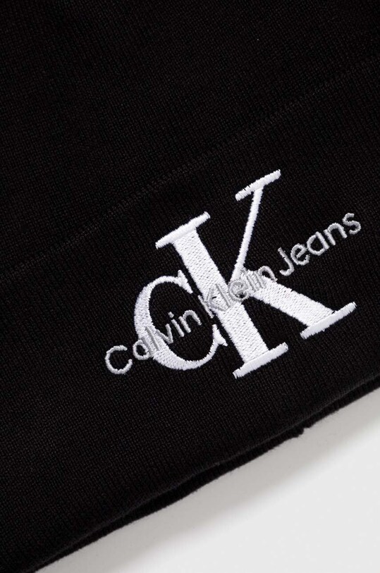 Calvin Klein Jeans czapka i szalik bawełniany czarny K50K511199