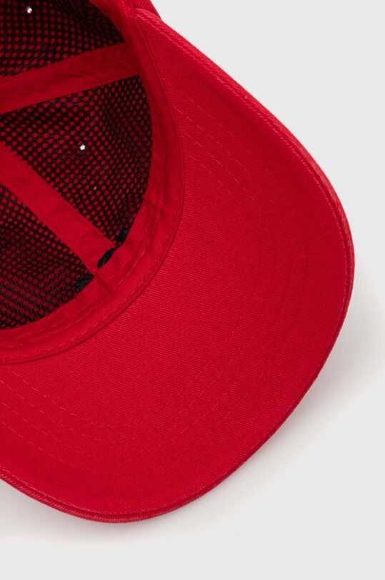 424 cotton baseball cap red 35424L01.236585