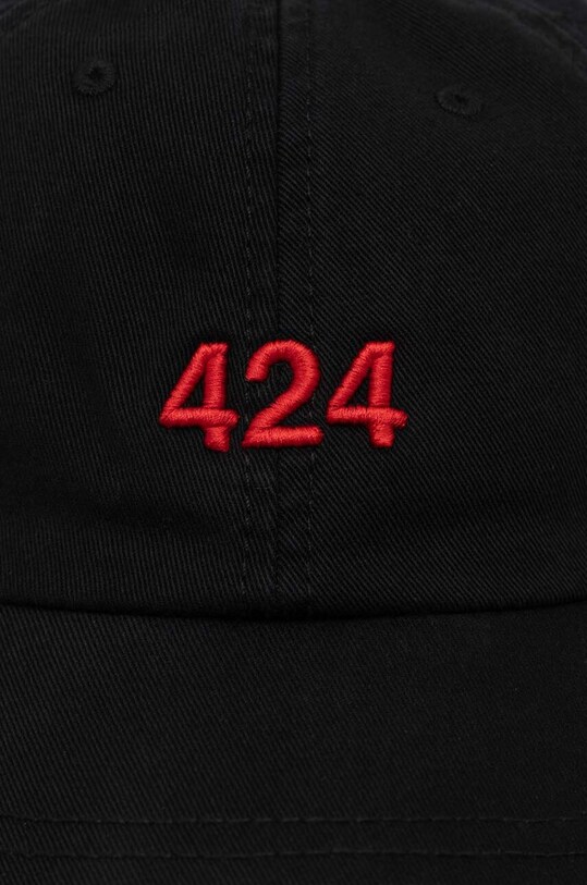 Bavlněná baseballová čepice 424 35424L01.236585 černá AW23