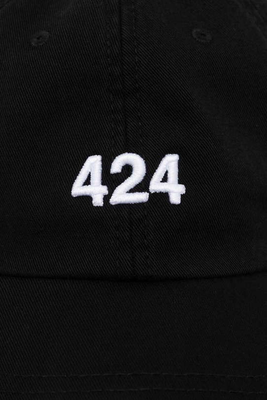 424 cotton baseball cap 35424L02.236585 black AW23