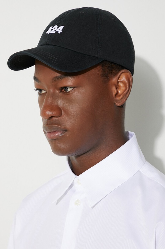 Хлопковая кепка 424 35424L02.236585 чёрный