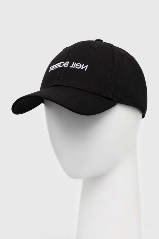 Шапка с козирка Neil Barett LOGO CAP щампа черен PBCP320C.C9503.524