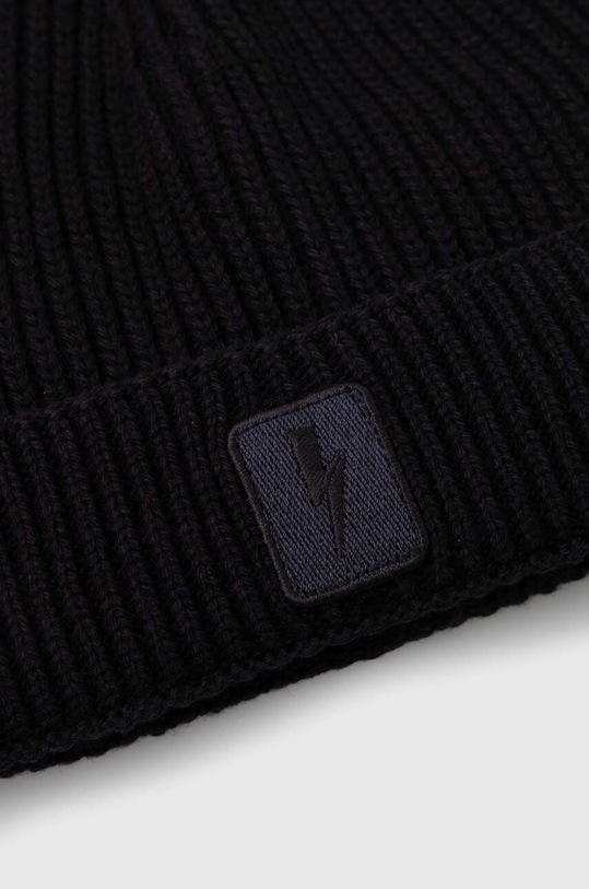 Neil Barett căciulă din amestec de lână FISHERMAN BEANIE PBCP335.V9505.9600 negru AW23