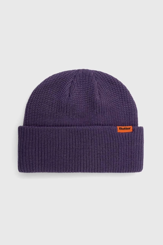 Čepice Butter Goods Tall Wharfie Beanie hladký fialová BGQ3235804