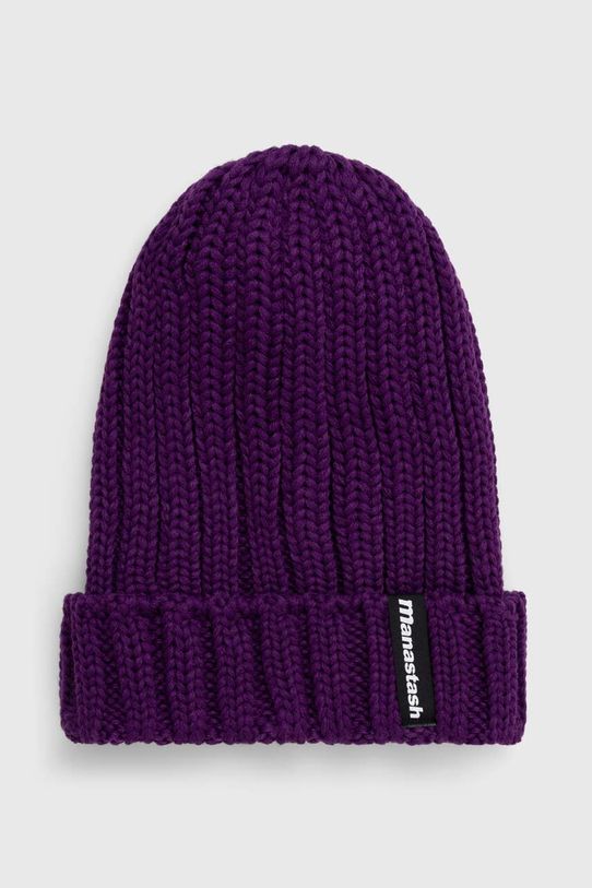Kapa Manastash 90'S Logo Beanie Ii bez uzorka ljubičasta 7923974005