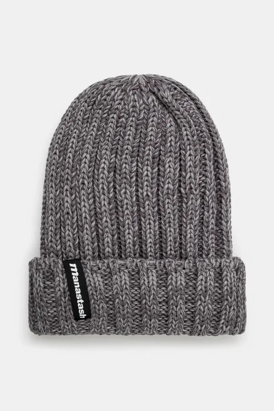 Σκούφος Manastash 90'S Logo Beanie Ii απλό γκρί 7923974005