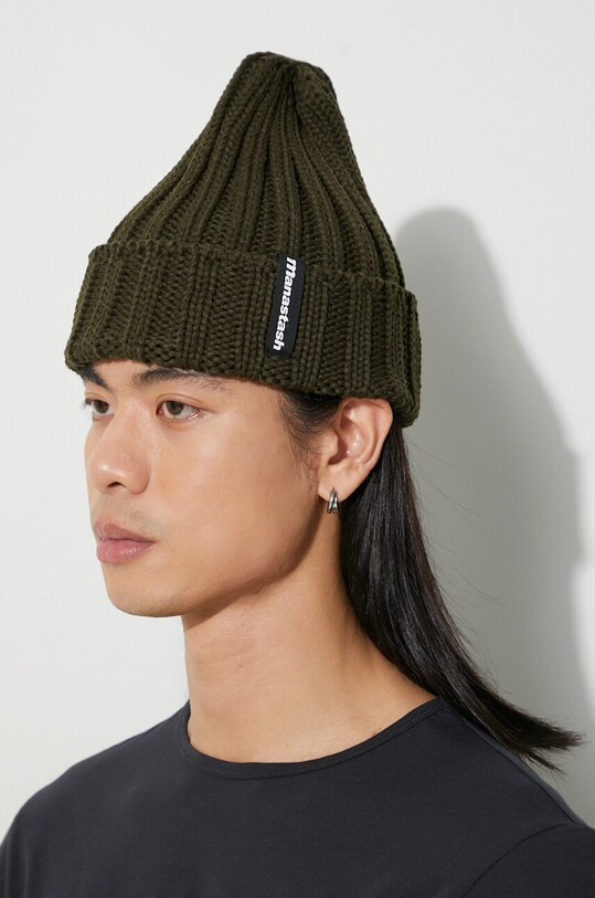 Manastash căciulă 90'S Logo Beanie Ii verde 7923974005