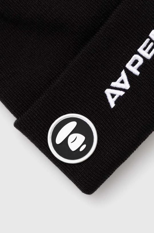 Σκούφος AAPE Solid Color AHT4866 μαύρο SS24