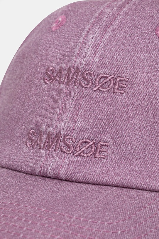 Accessori Samsoe Samsoe berretto da baseball in cotone U23200004 violetto