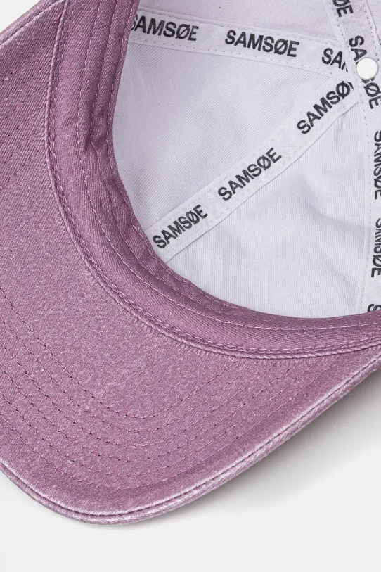 Samsoe Samsoe cotton baseball cap violet U23200004