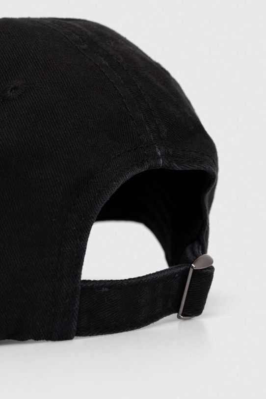 Samsoe Samsoe czapka z daszkiem bawełniana U23200004 czarny SS25