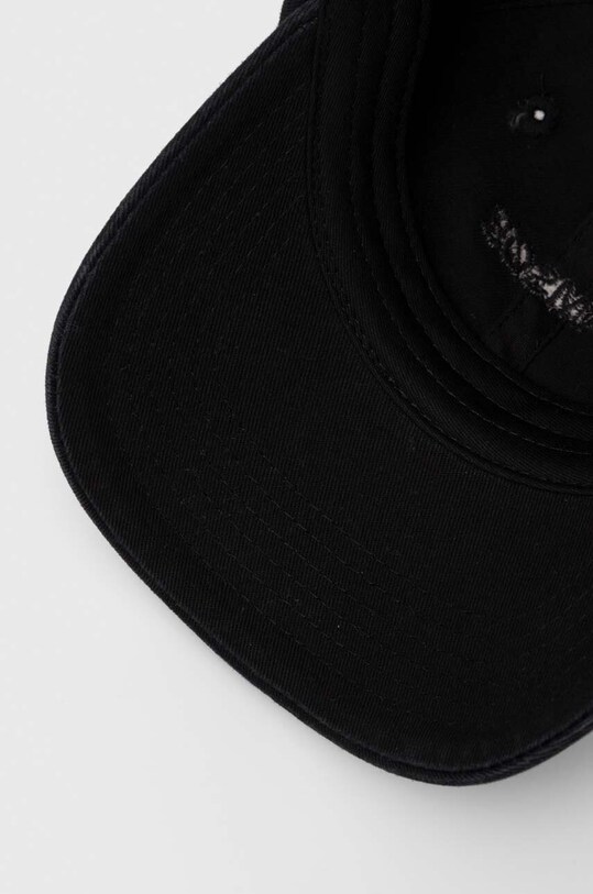 Samsoe Samsoe czapka z daszkiem bawełniana czarny U23200004