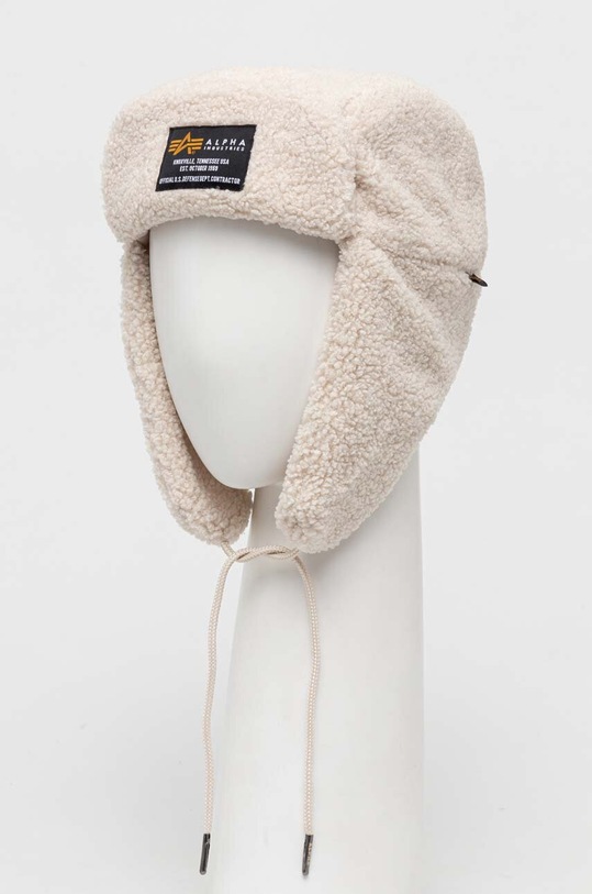 Шапка Alpha Industries 108903.16 бежевий AW23