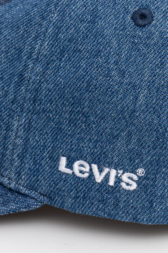 Levi's czapka z daszkiem bawełniana D7589.0002 niebieski AW23